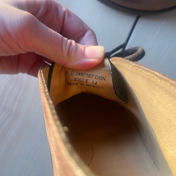 Frye Men's Brown Leather Frye boots size 14, Frye dress shoes for men size 14 - Picture 4 of 10